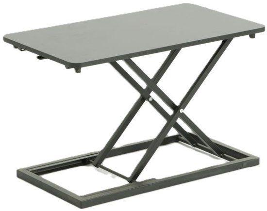 Sit-Stand Laptop Desk Riser – 60x35 cm Ergonomic Height Adjustable Desktop Booster for Home Office.